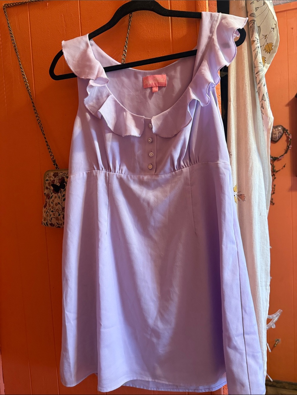 Sugar Thrills Lavender 60’s Inspired Minidress
